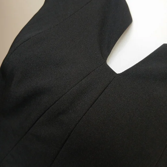 Worthington Petite Black Sheath Dress - Size 4P - Picture 5 of 11
